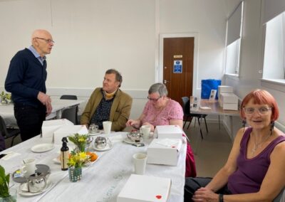 Coffee Morning - Nigel, Aileen and Karen